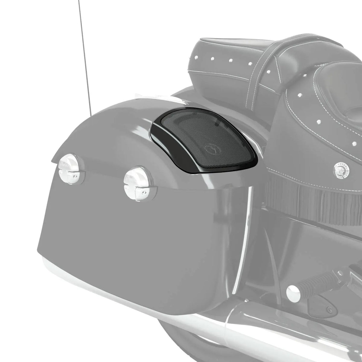 PowerBand Audio Classic Saddlebag Speaker Bezels in Thunder Black, Pair - image 3 of 3
