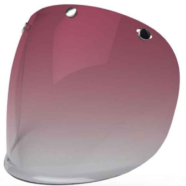 Bell 3-Snap Flat Shield — Pink Gradient