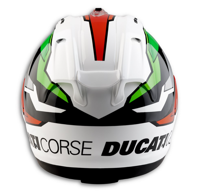 Ducati Corse V8 Flag Arai Corsair-X Full Face Helmet