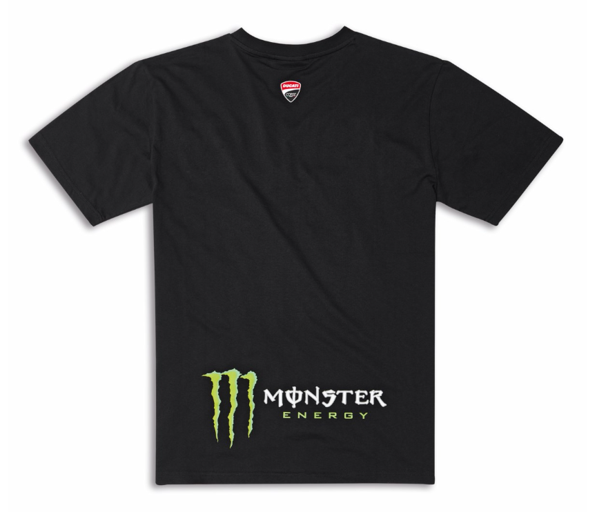 Ducati Corse Monster Energy T-Shirt 100% Cotton Tee
