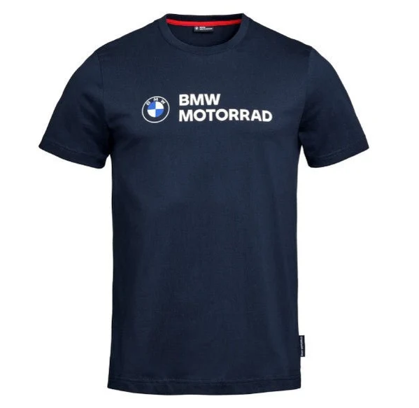 BMW Motorrad T-Shirt Navy Blue 100% Cotton