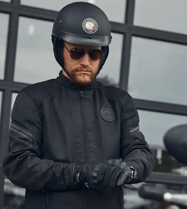 Indian Motorcycle Classic Half Helmet Matte Black