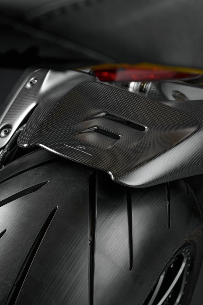 Ducati Carbon rear mudguard - 96981171A