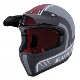 Indian Motorcycle Adventure Helmet — Matte Stripe — Matte Stripe
