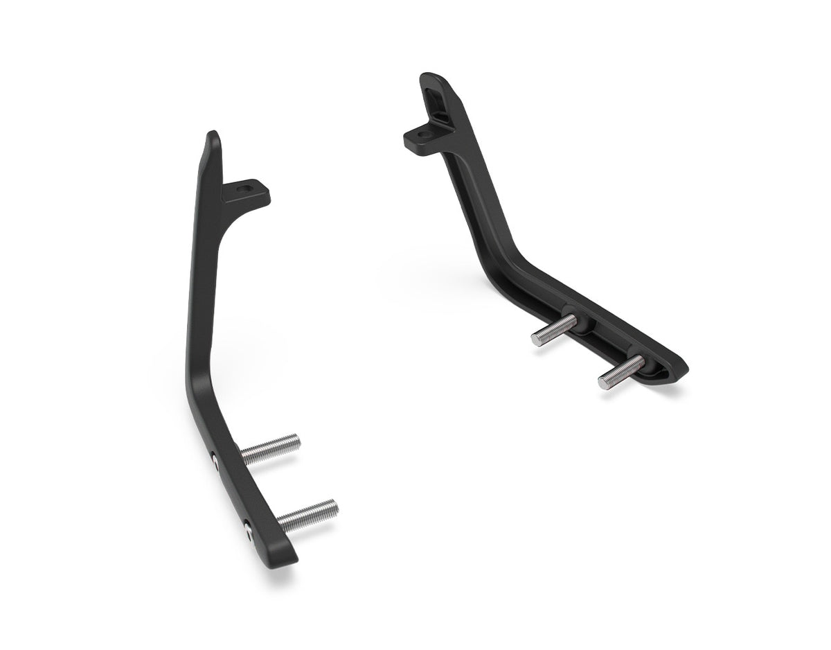 Royal Enfield Black Passenger Backrest Mounts - KXA00643