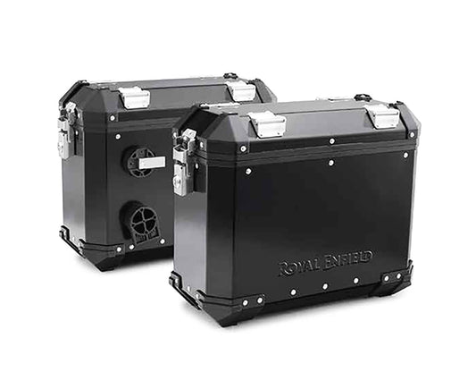 Royal Enfield Black Adventure Panniers - 1990230