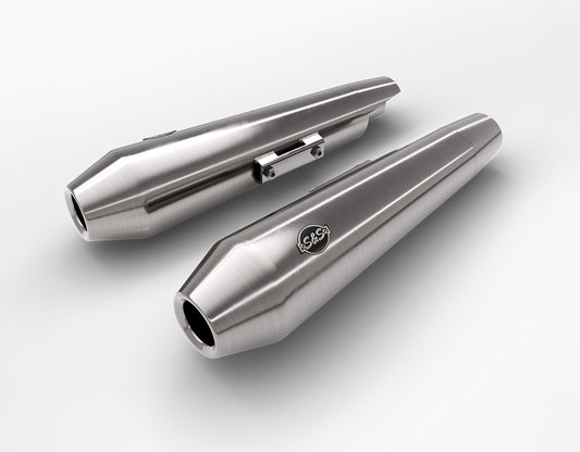 Royal Enfield S&S EXHAUST (SLIP ON SILENCERS)- PAIR - 1990462