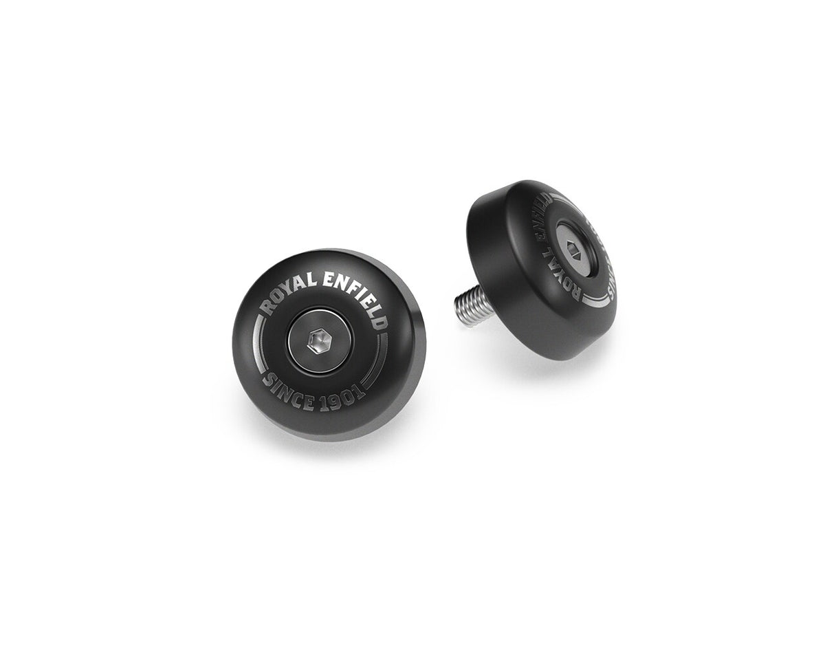 Royal Enfield Black Bar End Finishers - 1990515