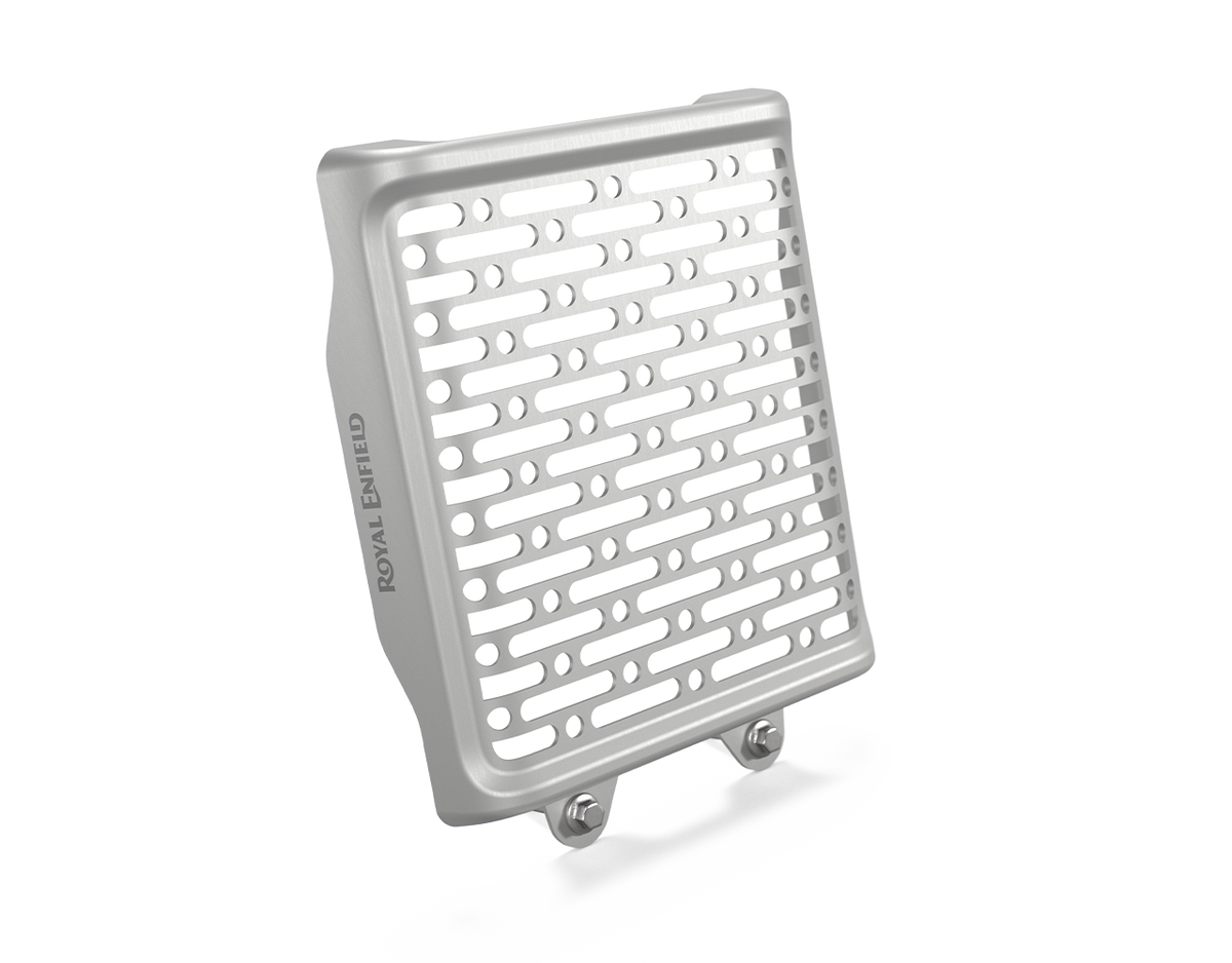 Royal Enfield Silver Oil Cooler Guard - 1990556