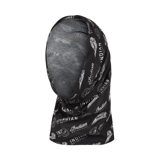 Indian Motorcycle Logo Multifunctional Headwear, Black