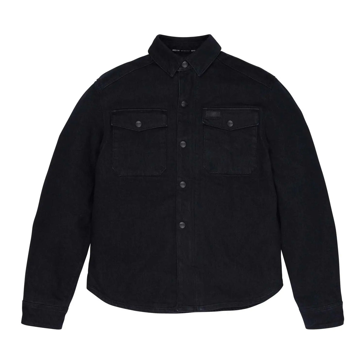 Indian Motorcycle Men's Canyon Denim Overshirt, Black