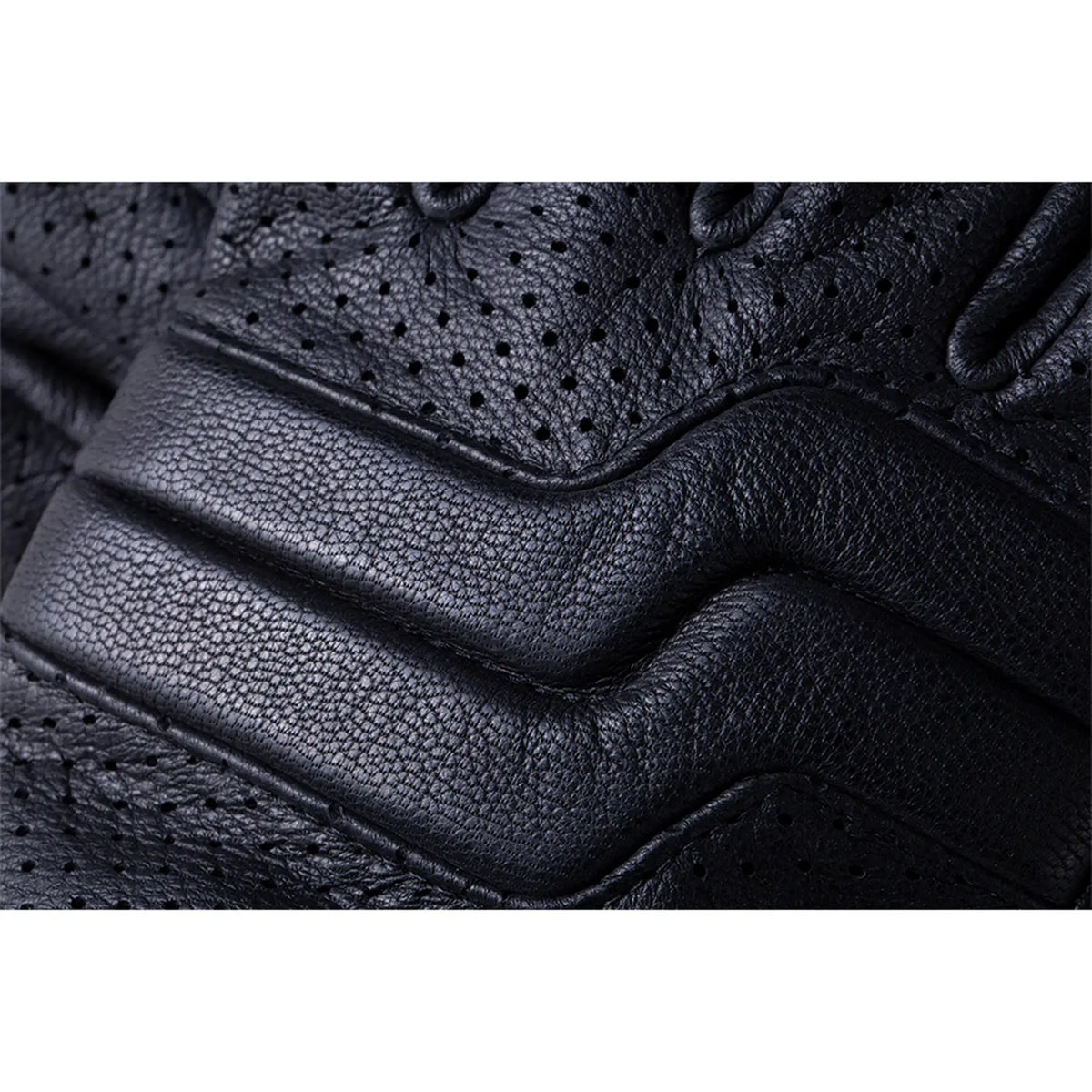 Indian Motorcycle Men's Leather Fingerless Denton Glove, Black
