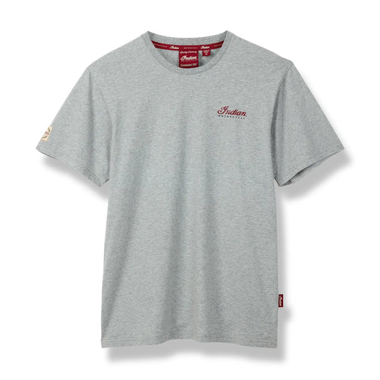Indian Motorcycle Men's Garage T-Shirt, Gray — XL