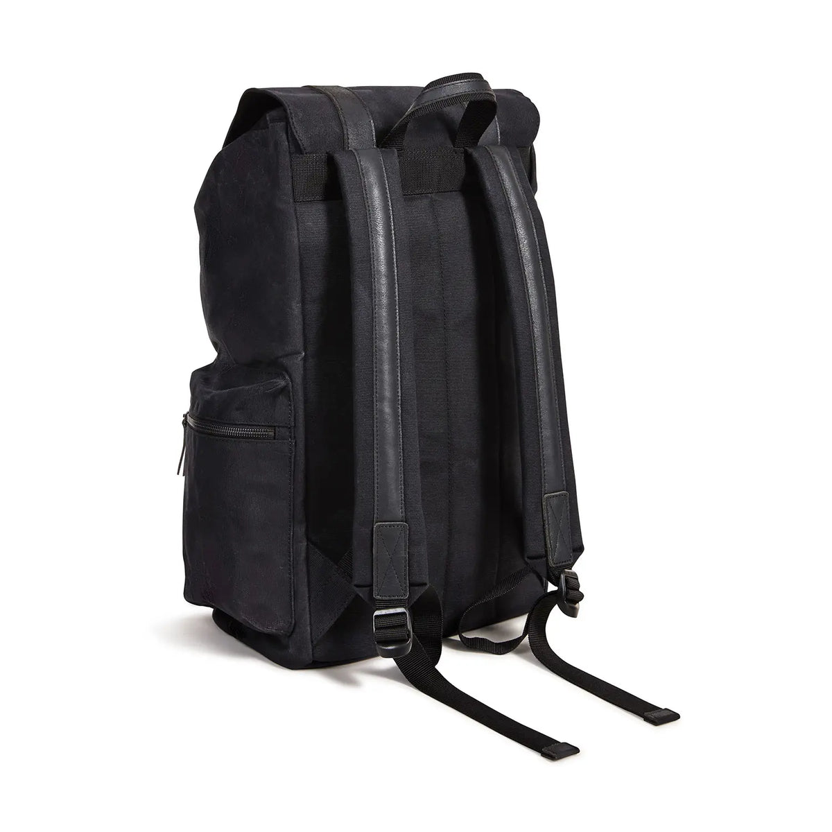 Indian Motorcycle Waxed Canvas Backpack, Black