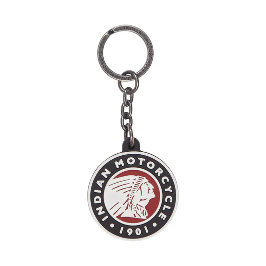 Indian Motorcycle Circle Headdress Keyring