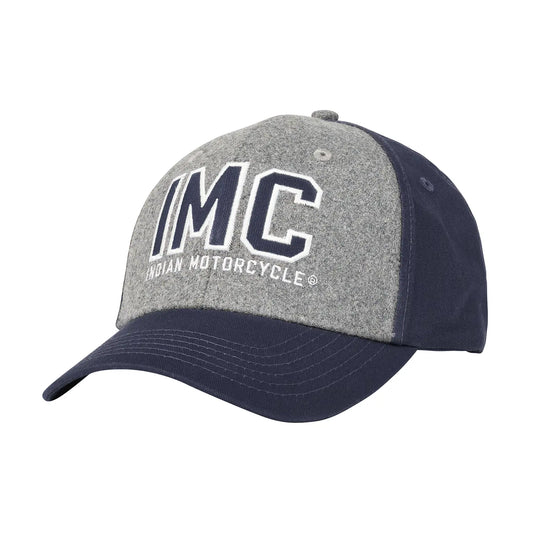Indian Motorcycle Wool Felt Cap, Navy