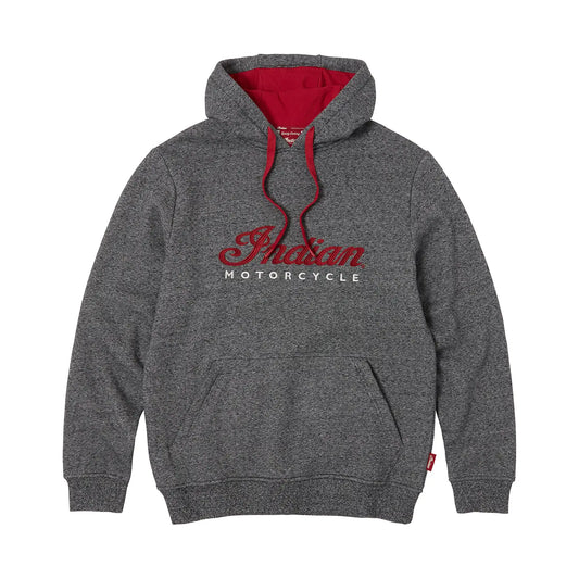 Indian Motorcycle Men's Logo Headdress Hoodie, Gray — S