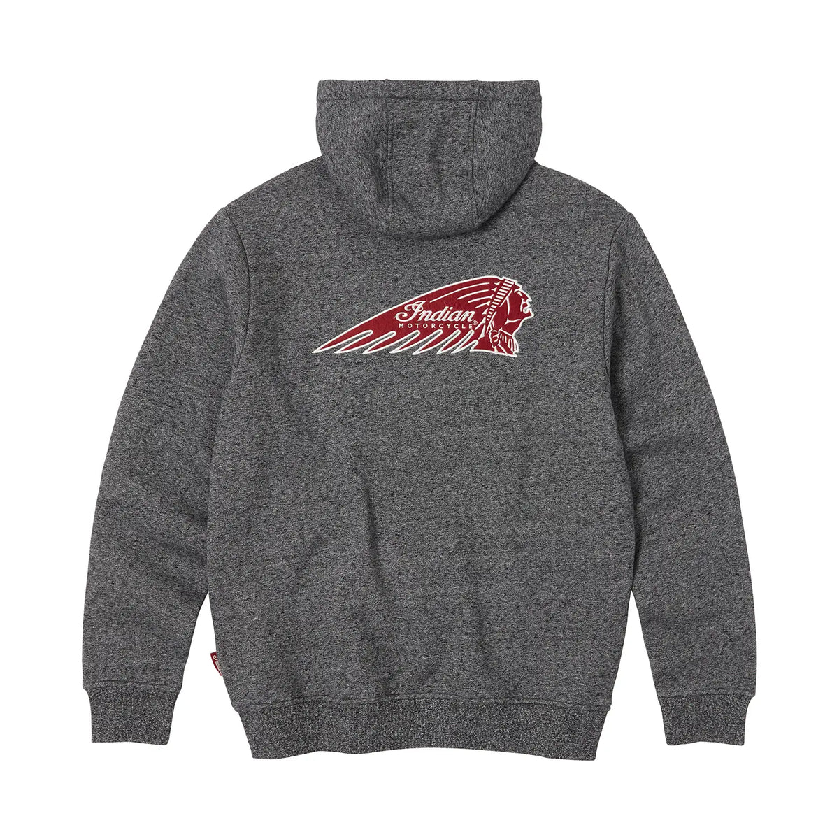 Indian Motorcycle Men's Logo Headdress Hoodie, Gray — S
