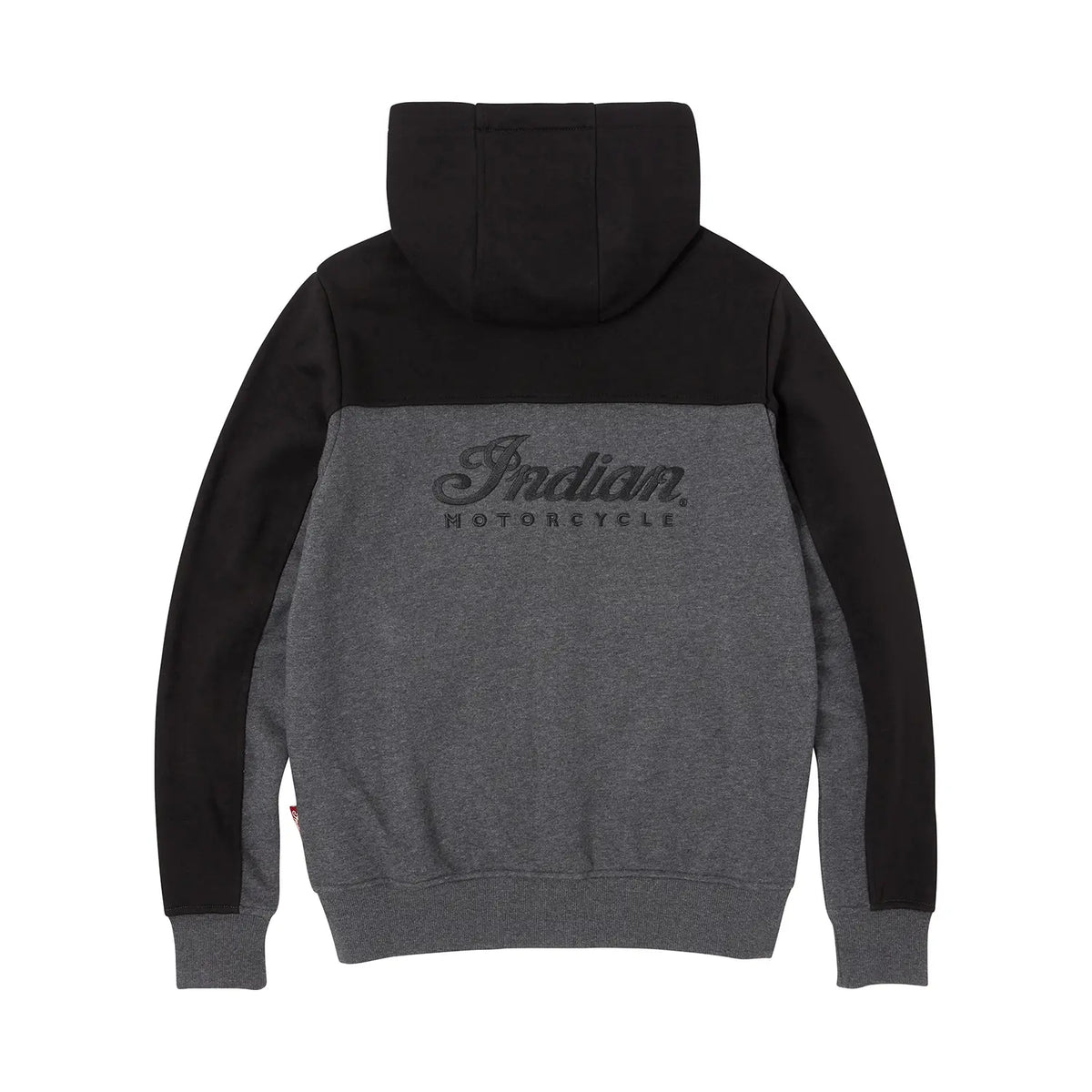 Indian Motorcycle Women's Colorblock Script Hoodie, Gray