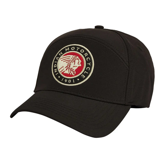 Indian Motorcycle Headdress Patch Performance Cap, Black