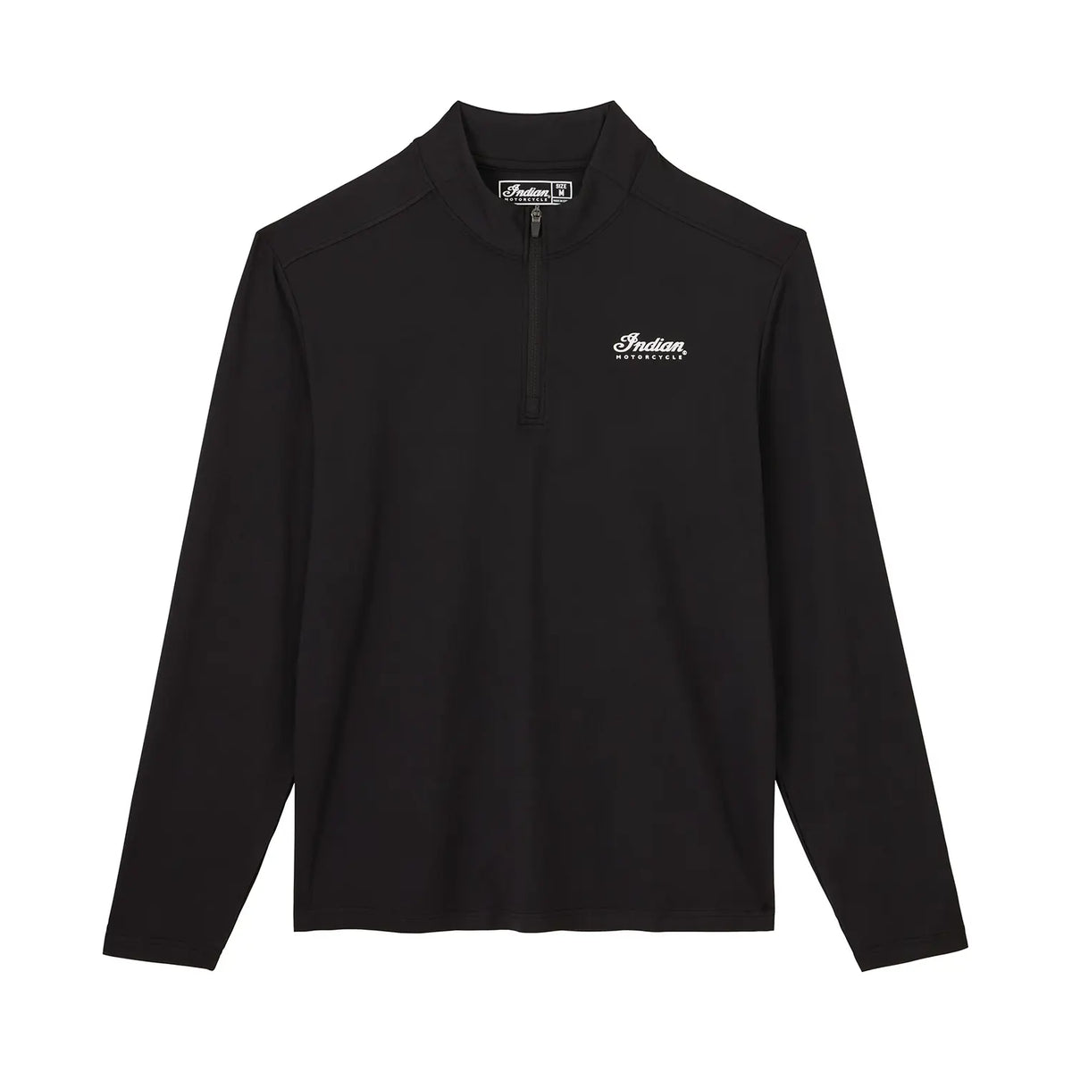 Indian Motorcycle Men's Essential Quarter Zip Top, Black