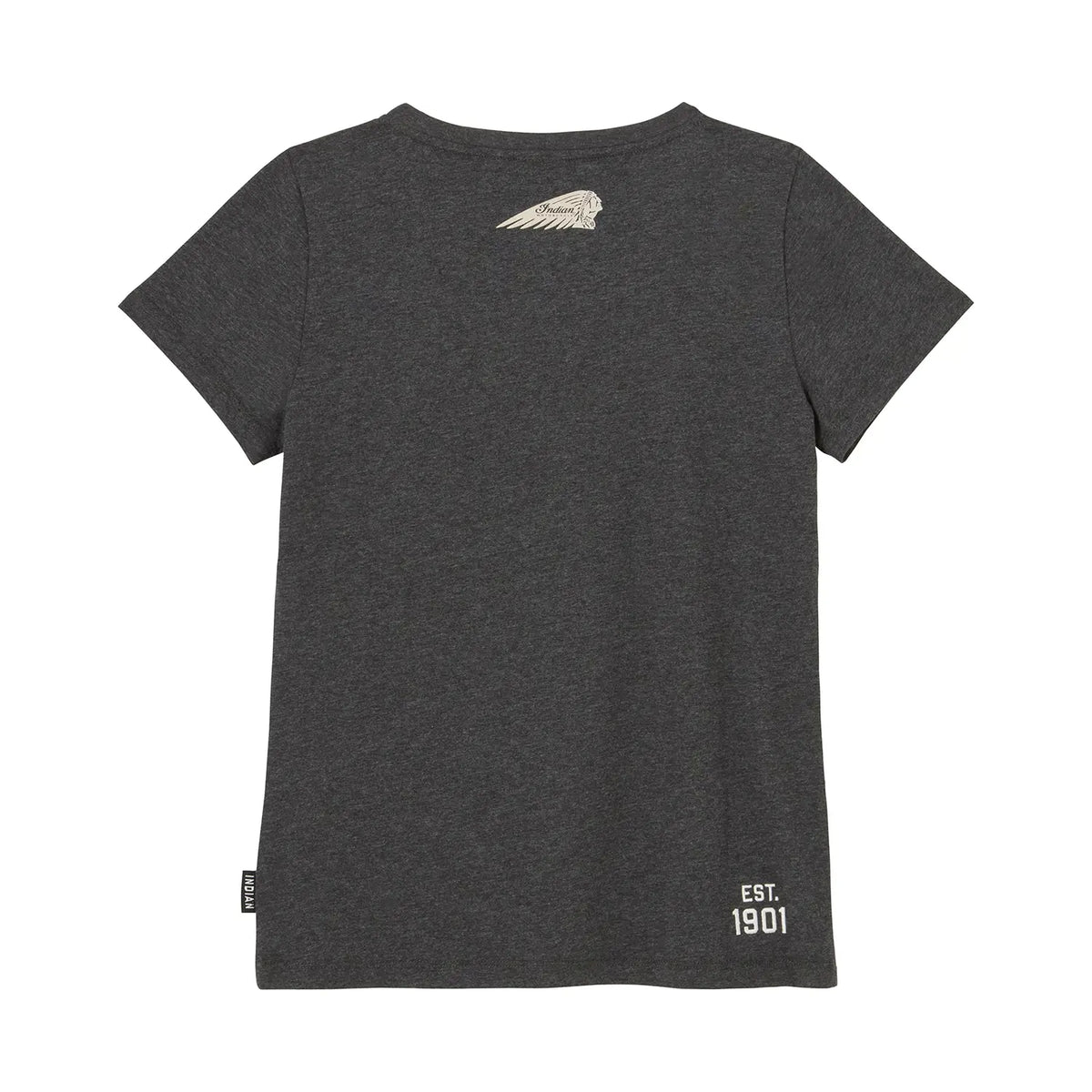 Indian Motorcycle Women's IMC Multiplied Logo T-Shirt, Gray