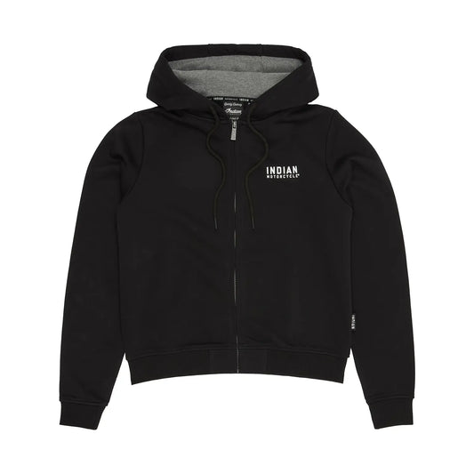 Indian Motorcycle Women's Est 1901 Indian Motorcycle Cropped Hoodie, Black