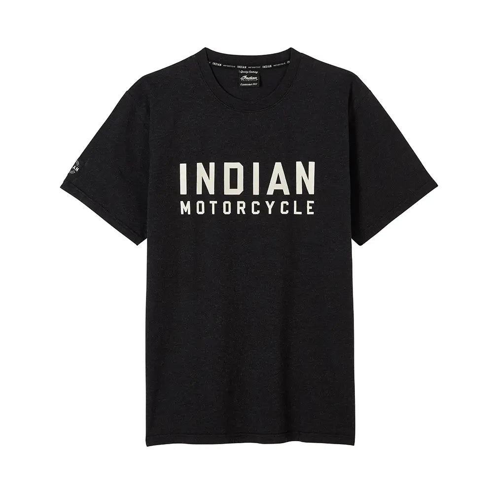 Indian Motorcycle Men's Block Logo Print T-shirt, Black
