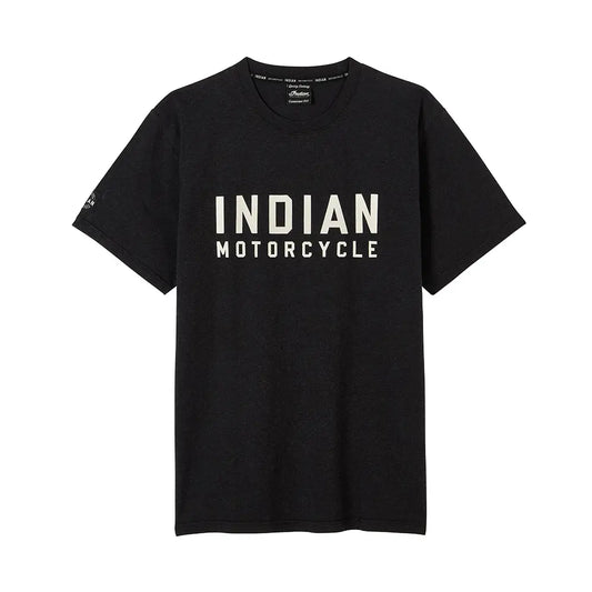 Indian Motorcycle Men's Block Logo Print T-shirt, Black