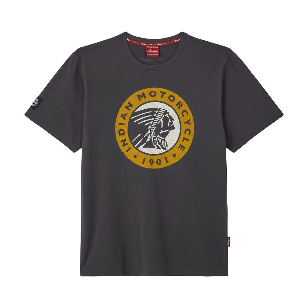 Indian Motorcycle Men's Icon T-Shirt, Gray