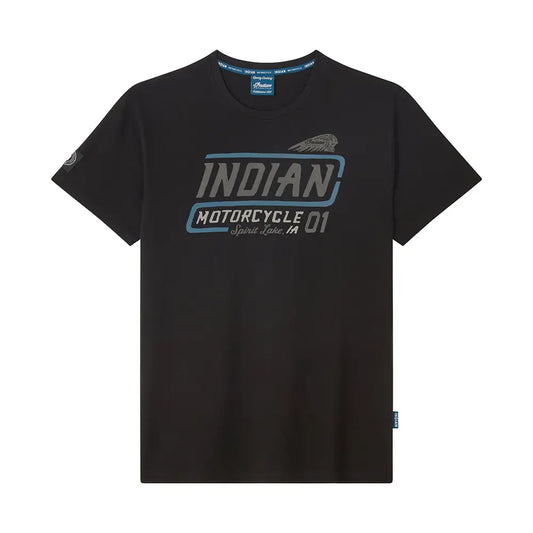 Indian Motorcycle Men's Spirit Lake Graphic T-Shirt, Black