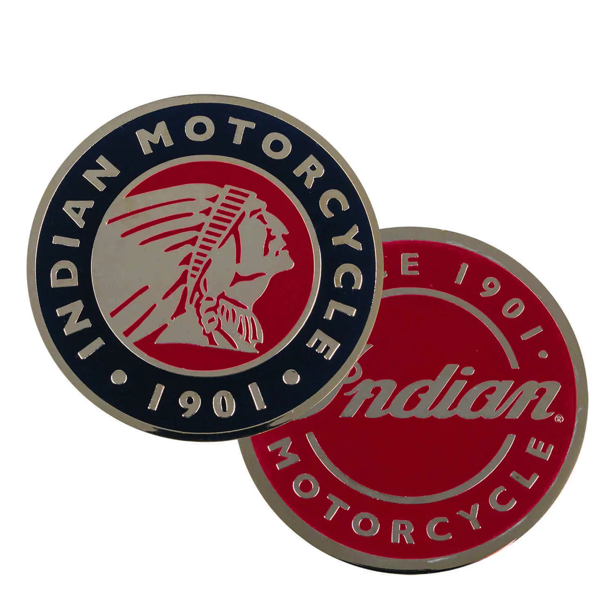 Indian Motorcycle Icon logo Fridge Magnets, Set of 2