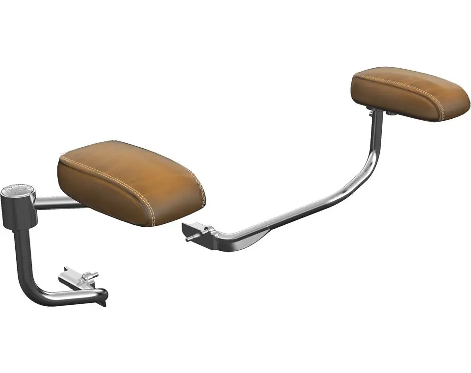 Genuine Leather Passenger Armrest Pads in Desert Tan, Pair - image 2 of 5