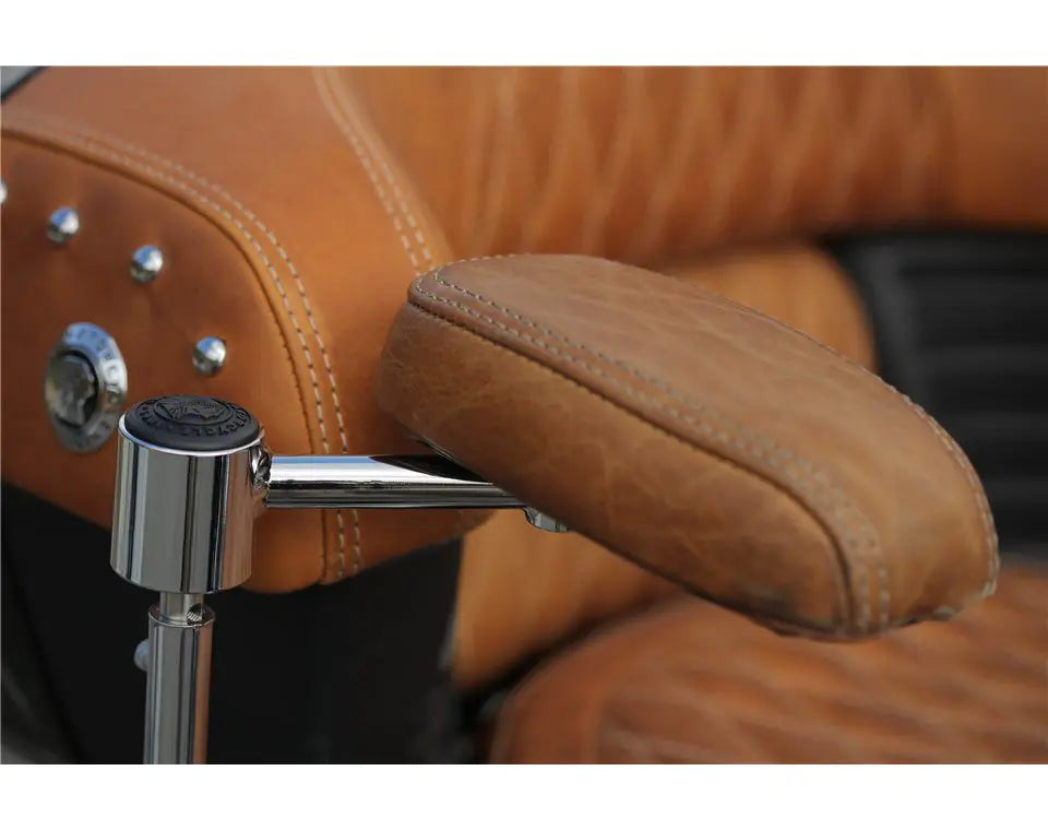 Genuine Leather Passenger Armrest Pads in Desert Tan, Pair - image 3 of 5