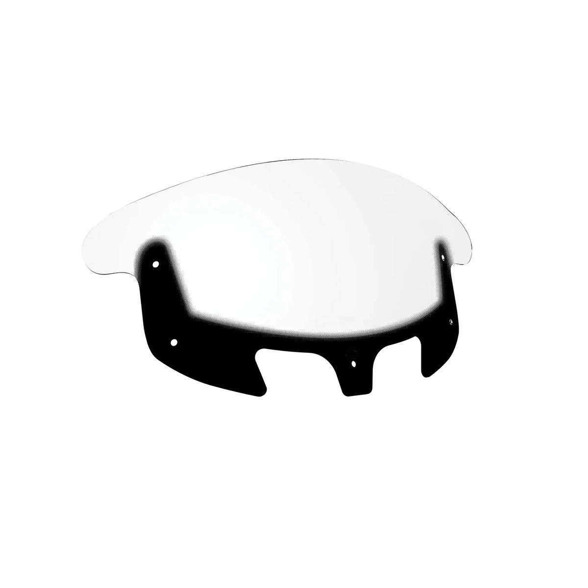 Polycarbonate 13.7 in. Flare™ Windshield, Clear - image 3 of 4