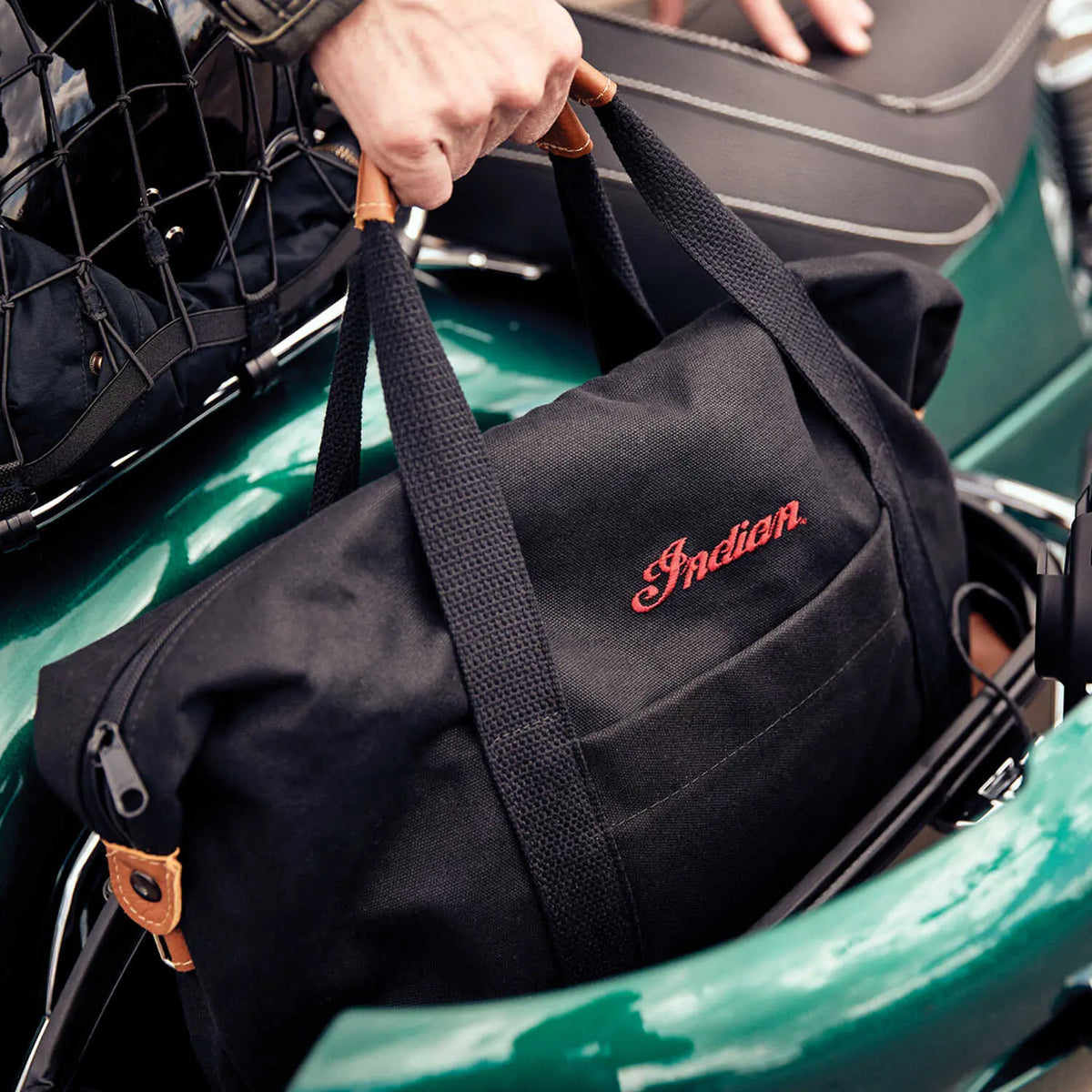 Deluxe Saddlebag Travel Bags in Black, Pair - image 4 of 5