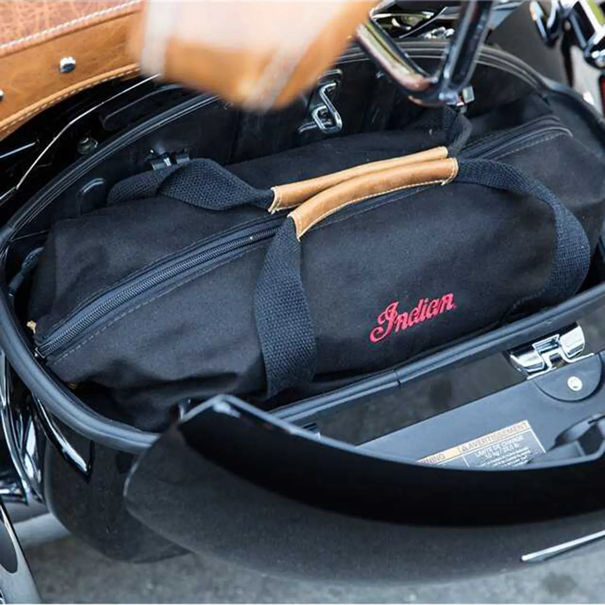 Deluxe Saddlebag Travel Bags in Black, Pair - image 2 of 5
