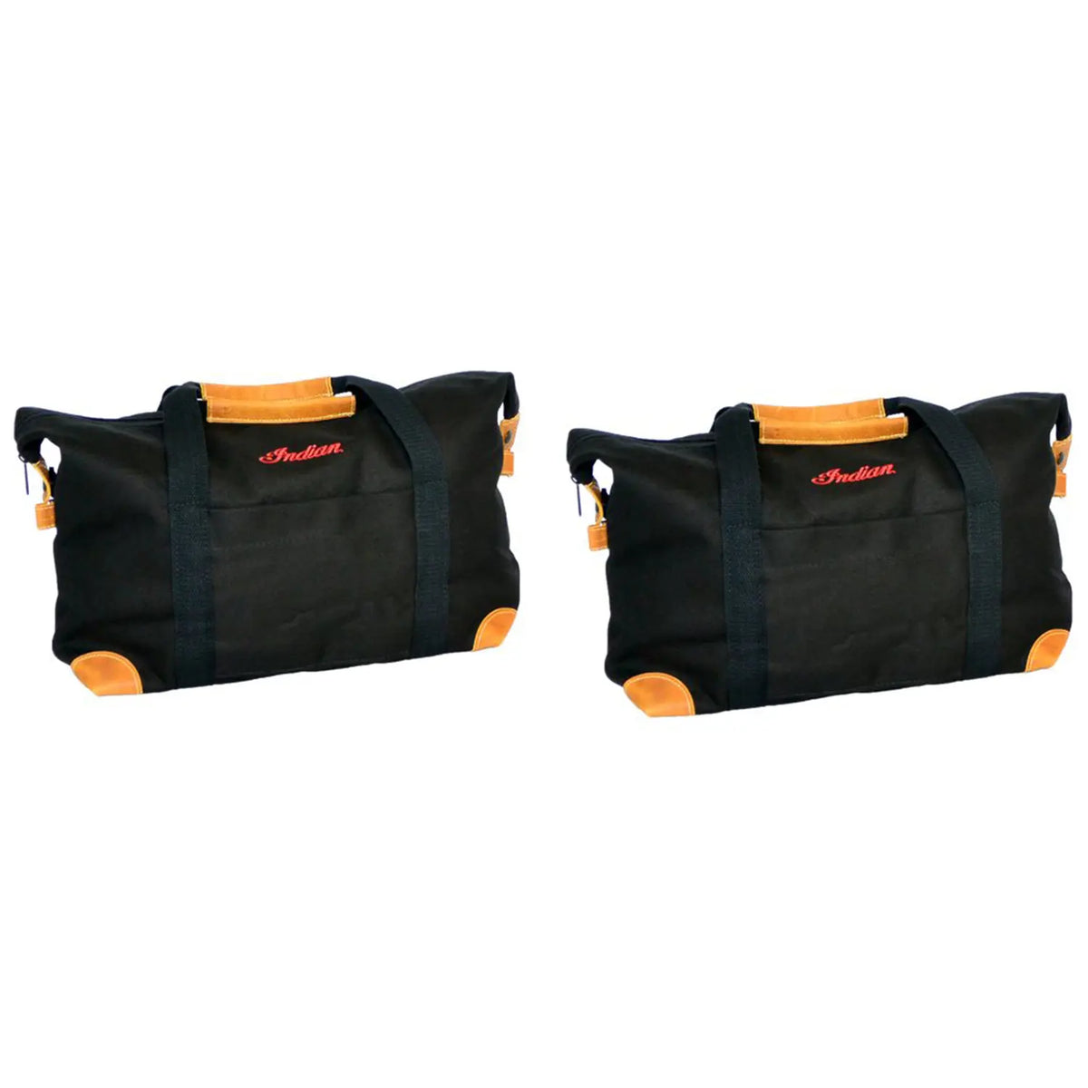 Deluxe Saddlebag Travel Bags in Black, Pair - image 1 of 5