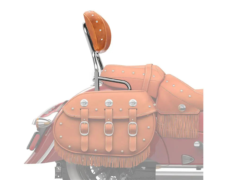 Steel 12 in. Quick Release Passenger Backrest, Chrome - image 4 of 7