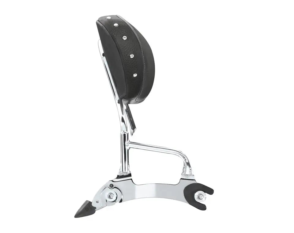 Steel 12 in. Quick Release Passenger Backrest, Chrome - image 6 of 7