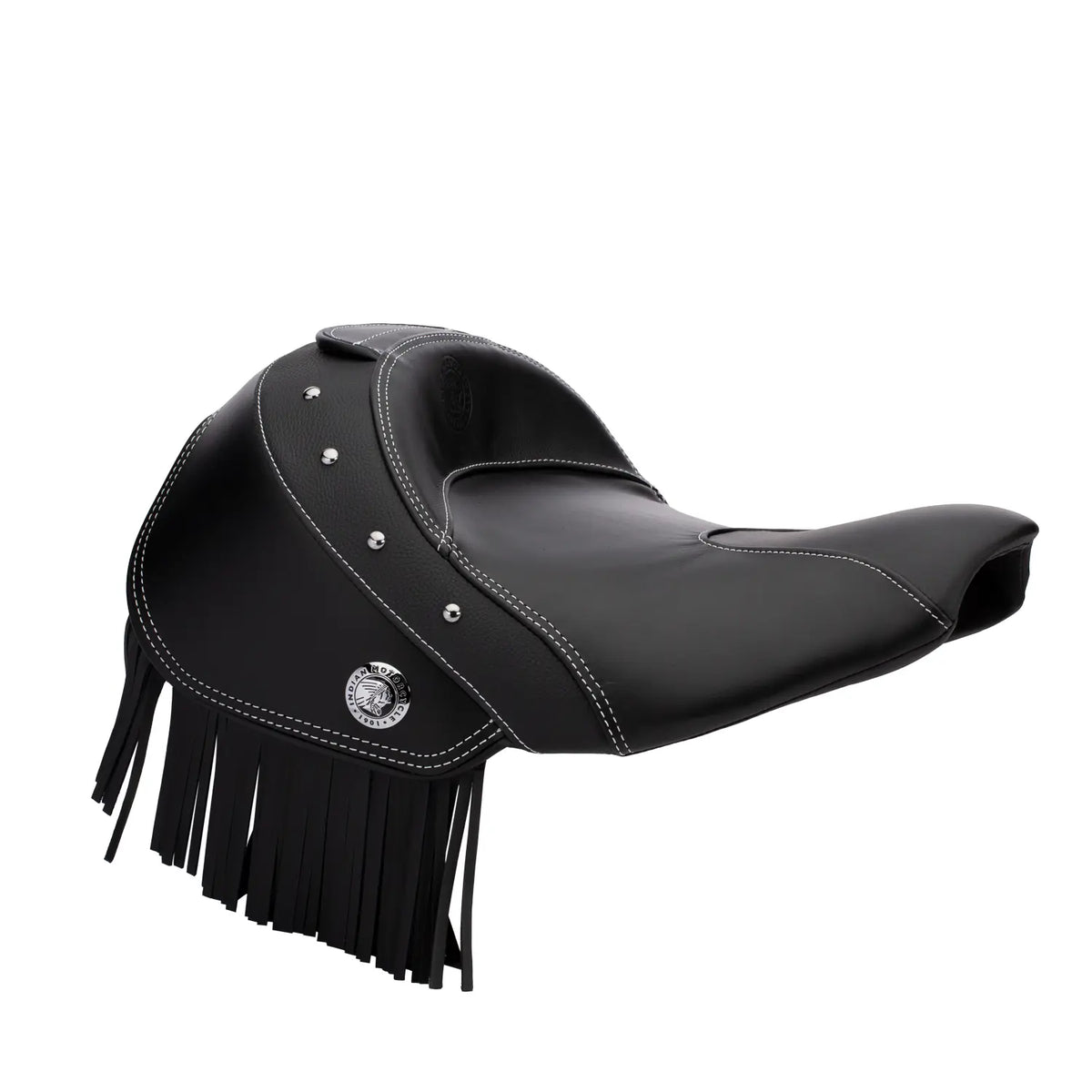 Genuine Leather Standard Reach Heated Solo Seat, Black - image 1 of 4