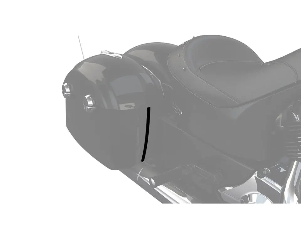 Saddlebag Trim in Black, Pair - image 2 of 3