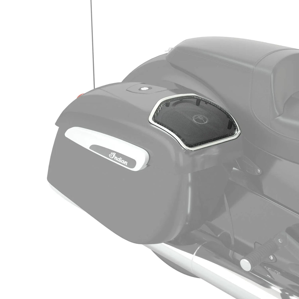 PowerBand Audio Saddlebag Speaker Bezels in Chrome, Pair - image 3 of 5