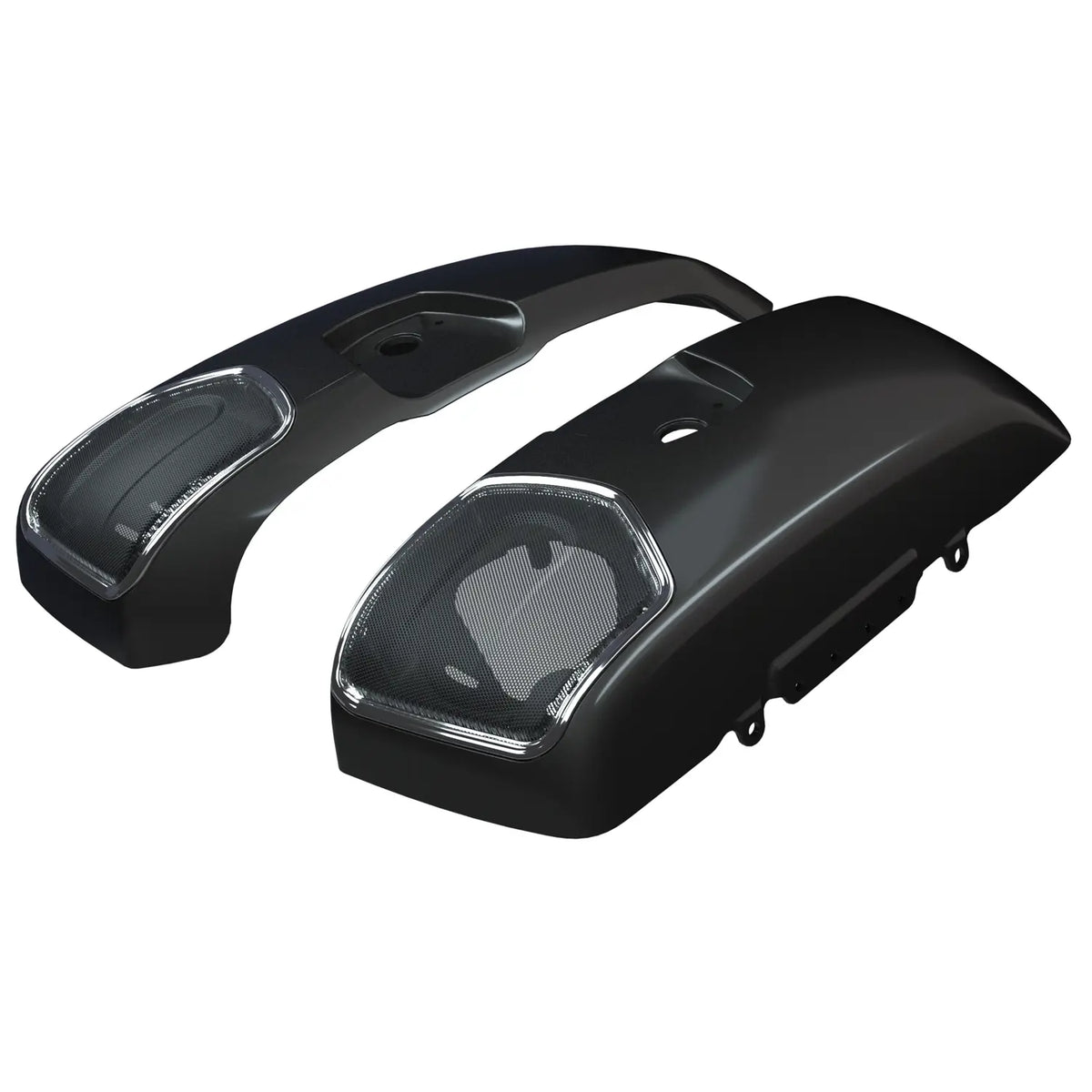 PowerBand™ Audio Saddlebag Speaker Lids, Super Graphite - image 2 of 3