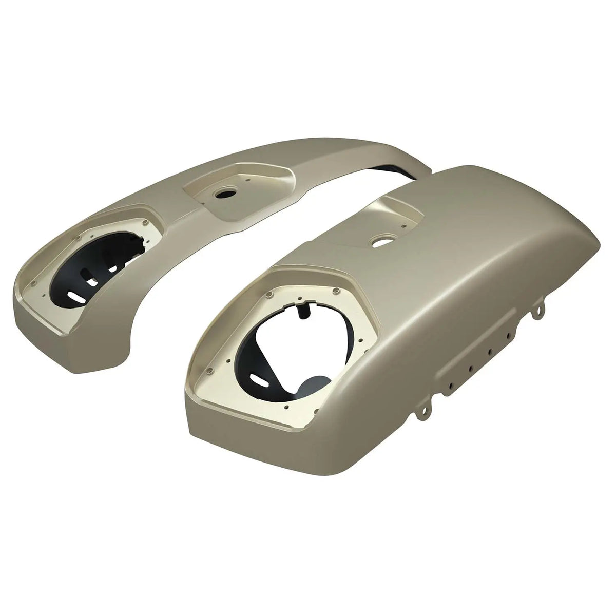 PowerBand Audio Saddlebag Speaker Lids in Dirt Track Smoke, Pair - image 1 of 5