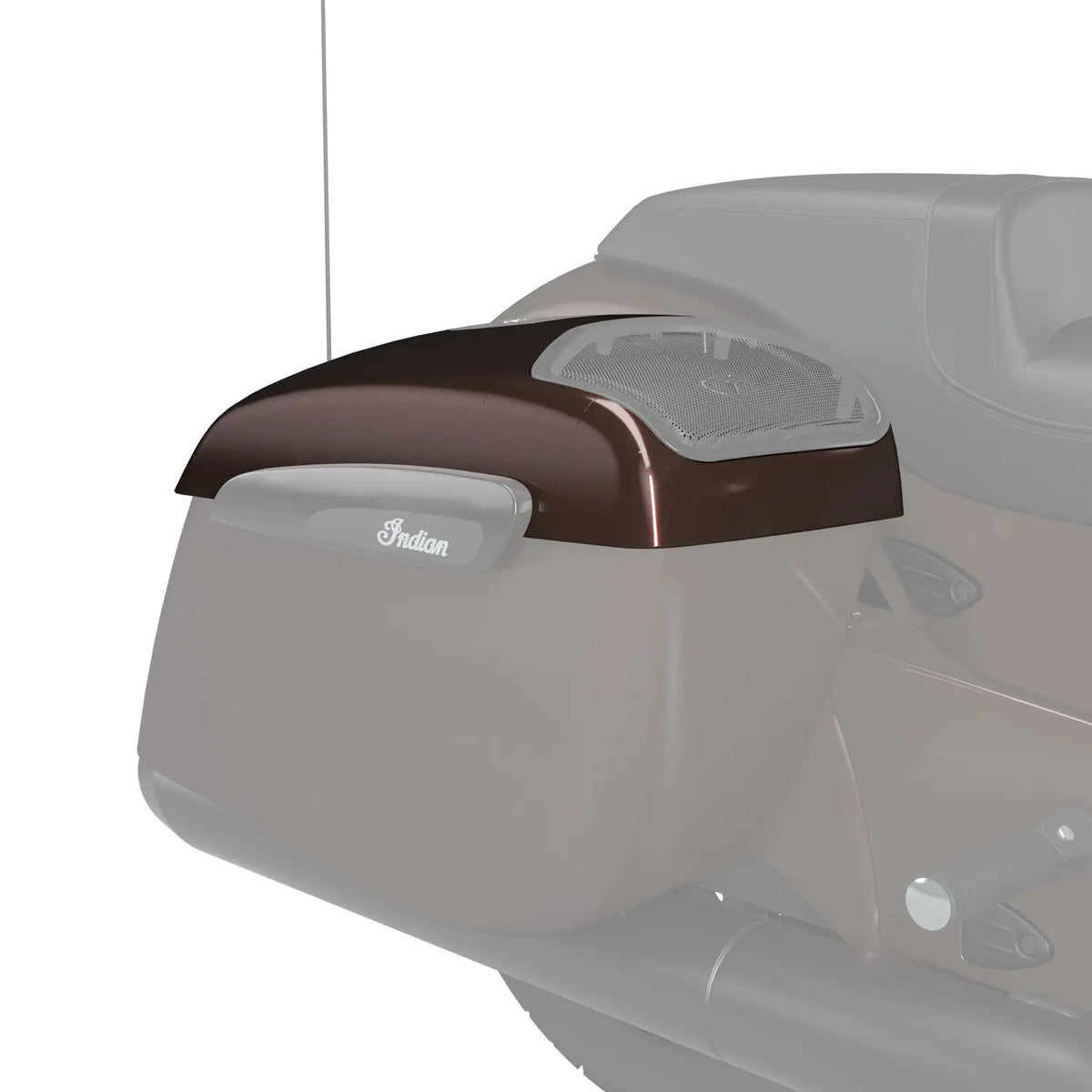 PowerBand Audio Saddlebag Speaker Lids, Pair, Crimson Metallic - image 4 of 5