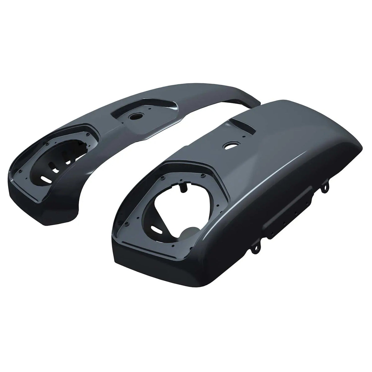 PowerBand Audio Saddlebag Speaker Lids in Stealth Gray Azure Crystal, Pair - image 1 of 5