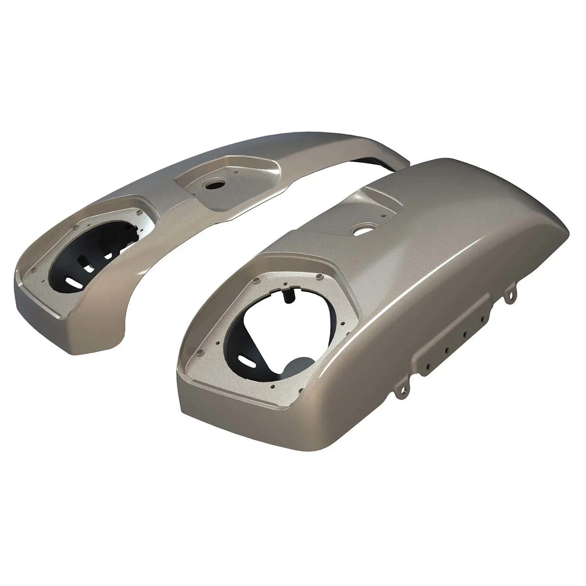 PowerBand Audio Saddlebag Speaker Lids in Silver Quartz Metallic, Pair - image 1 of 5