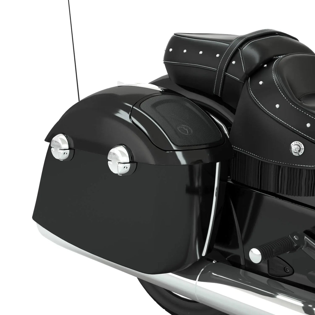 PowerBand Audio Classic Saddlebag Speaker Bezels in Thunder Black, Pair - image 2 of 3