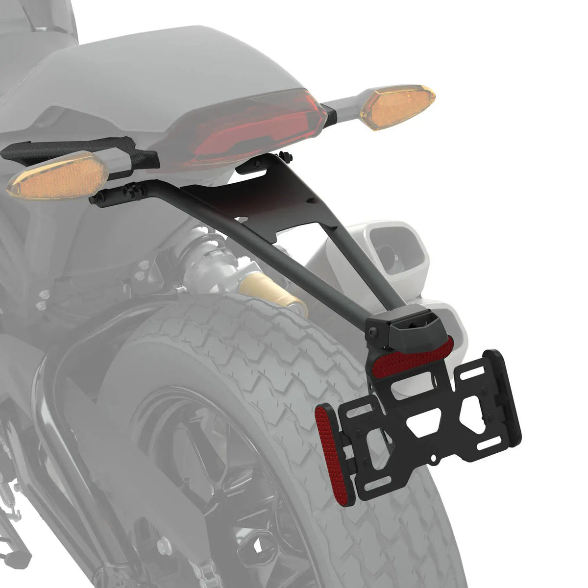 High License Plate Mount, Black - image 4 of 5
